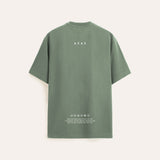 sage green oversized, unisex t-shirt, minimal, 250gsm organic cotton, made to last, sustainable fashion.