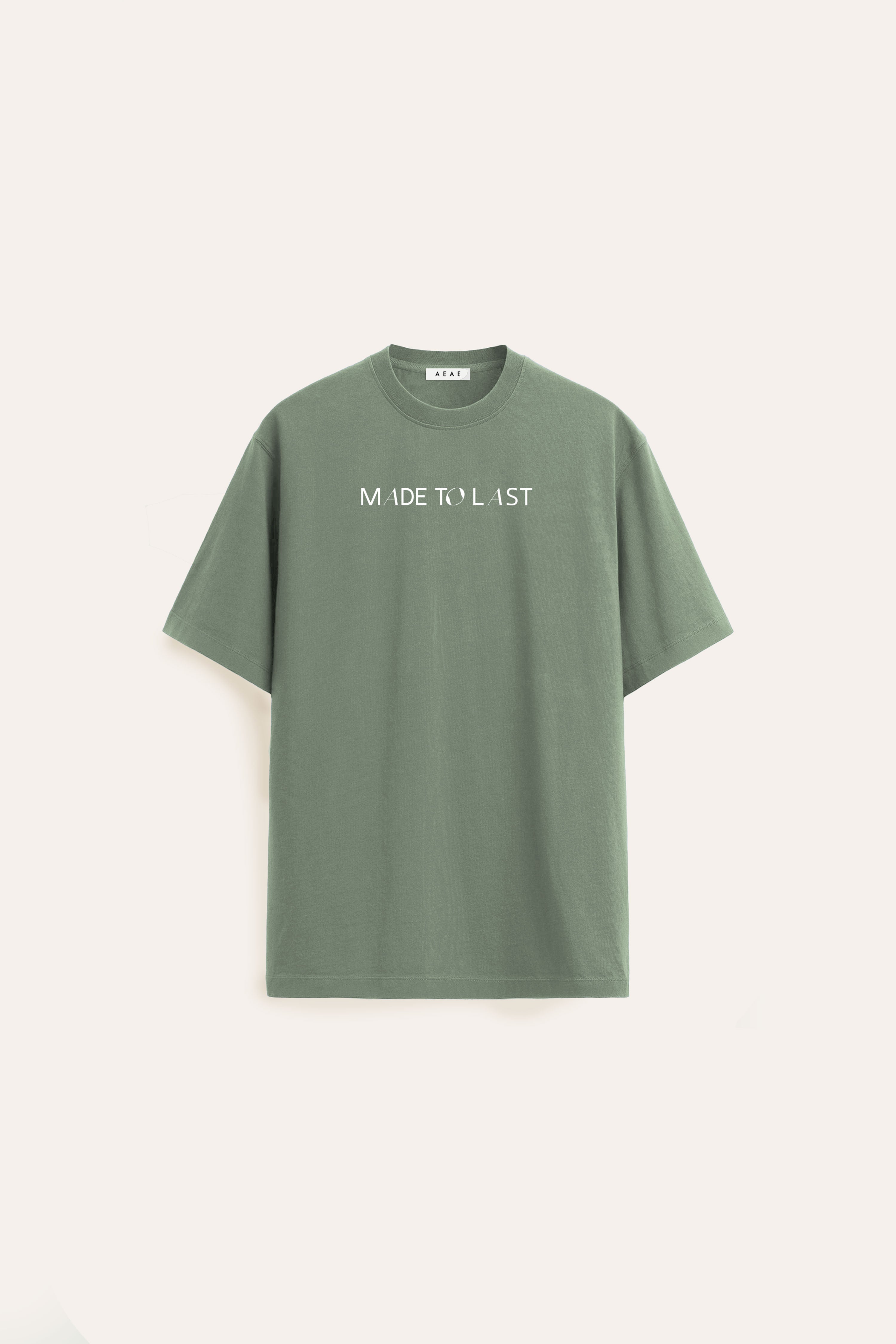 sage green oversized, unisex t-shirt, minimal, 250gsm organic cotton, made to last, sustainable fashion.